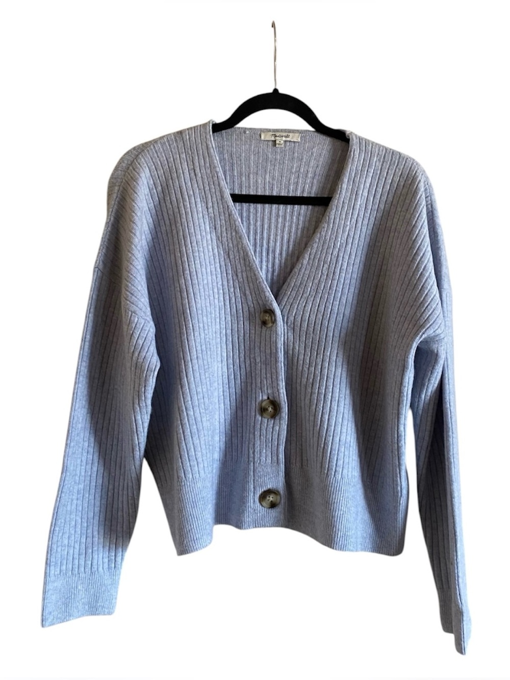 Women’s MADEWELL Soft Button Front Sweater Cardigan M